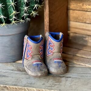 TWISTER Bennett Baby Bucker Infant Boots in Brown